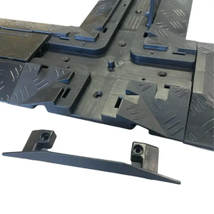 1 And 2 Channel Rubber Road Cable Ramp Protector Cover In Speed Hump Heavy Duty Floor Security Event Industrial Cable Cover - Product Image 5