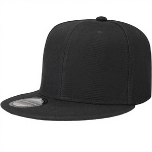 Gorro Clásico Estilo Hip Hop, Visera Plana, Color Sólido, Tamaño Ajustable - Product Image 1