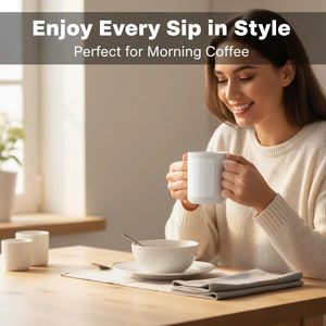 Taza de Café de Cerámica de 15 oz, Blanca, para Sublimación, Ecológica, Apta para Lavavajillas, para Impresión DIY, Regalos Empresariales - Product Image 3
