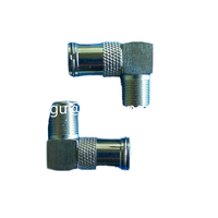 Conector RJ7 F con Recubrimiento de Bronce Plateado/Recubrimiento de Plata sobre Latón/Recubrimiento Trimetal, Aislante de PTFE/TPX, Junta de Goma de Silicona