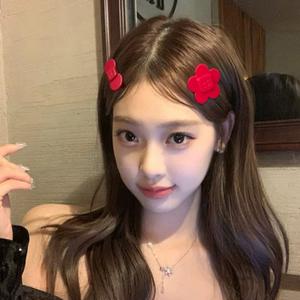 Barrettes latérales coréennes vintage avec nœud et motif alphabet en acétate pour franges – Accessoires capillaires - Product Image 3