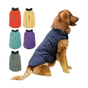 Factory Customization Waterproof Pet Dog Fleece Winter Warm Coat For Large Dogs