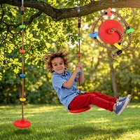 Zoshine - Balançoire à corde pour enfants avec plateforme et poignées antidérapantes, accessoire de jeu durable pour l'extérieur et les arbres de jardin, directement de l'usine