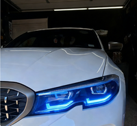 Modul Lampu DRL RGB SJC Car Part Colorful untuk BMW Seri 3 G20 G21 G28 2020-2022 Plug and Play, Produk Terlaris