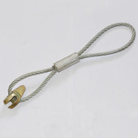 Embrayage de levage à anneau de câble métallique Accessoires personnalisés pour béton préfabriqué Boucles de levage pour fil de béton en acier inoxydable