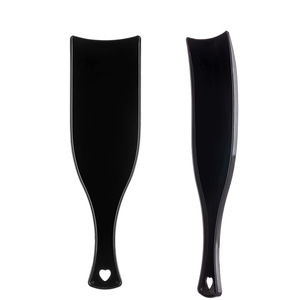 Peigne à colorer les cheveux, grand, noir, à dents larges, pour usage en salon, en plastique - Product Image 1