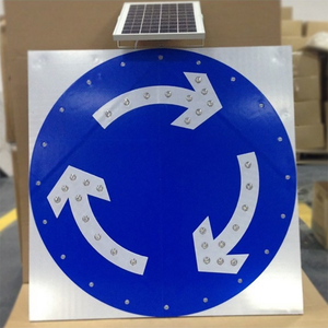 <span class=keywords><strong>Panneau</strong></span> de signalisation pour rondelée alimenté par <span class=keywords><strong>panneau</strong></span> solaire. Panneaux de signalisation routière respectueux de l'environnement 24'' 30'' 36'' - Product Image 4