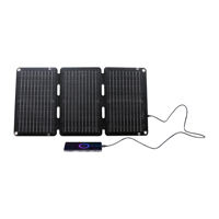 Panneau solaire portable pliable 30W, panneau solaire flexible pour la charge en extérieur, fabriqué en Chine