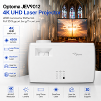Solution pour salle de prière : projecteur laser Optoma JEV9012 4K UHD 4500 lumens avec haut-parleurs intégrés et haute luminosité