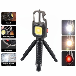 Портативный светодиодный тактический Брелок перезаряжаемый водонепроницаемый USB брелок для ключей яркий походный свет карманный фонарик - Product Image 5