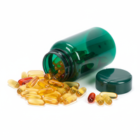 Vente directe d'usine, flacon vide en PET écologique pour capsules de vitamines, comprimés de vitamines, compléments alimentaires