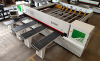 Scie à faisceau CNC en bois Scie à panneau de coupe électronique automatique à haute efficacité pour planche en bois massif avec logiciel de mise en page optimisé