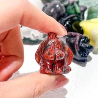 Vente en gros Mini âne sculptures en cristal Sculptures d'animaux Mini sculpture en cristal pour cadeaux et affichage
