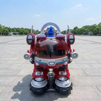 Équipement de terrain de jeu extérieur et intérieur Leduole LT-5 de haute qualité, éclairage musical, robot pour enfants, rotation à 360 degrés