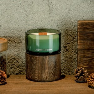 Vente en gros de grands pots de bougies en verre pour la décoration de la maison, élégants et luxueux, cadeau romantique, bougie parfumée en cire de soja - Product Image 1