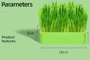 Baki Bibit Plastik Tahan Lama untuk Microgreens dan Budidaya Hidroponik (18x8x4.4 Cm) - Product Image 2