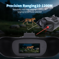 Dispositif de vision nocturne infrarouge numérique 3W 850nm IR HNVG08F, lunettes montées sur la tête, télémètre 1200m, exploration en plein air