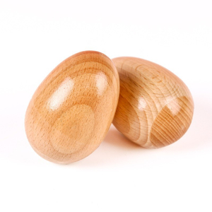 Maracas pequeñas de educación temprana para niños, instrumentos de percusión Orff de madera, Maracas de madera para escuela <span class=keywords><strong>primaria</strong></span>, jardín de infantes - Product Image 1