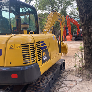 Excavatrice sur chenilles Komatsu PC56 d'occasion de marque supérieure Mini pelle de qualité fiable et efficace prête à être expédiée - Product Image 4