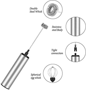 Großhandel wiederauf ladbare Milch auf schäumer <span class=keywords><strong>2</strong></span>-Gang tragbare elektrische Milch schäumer automatische Getränke mischer für Kaffee Matcha Kollagen - Product Image 3