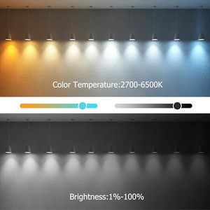 Lampadina Smart Antela E27 7W LED A19 Bianco Caldo/Bianco Freddo, Controllo App Wi-Fi, Montaggio a Soffitto, Lampada in Vetro - Product Image 2