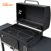 Barbecue pliant d'extérieur personnalisé JHR en acier au carbone pour le camping