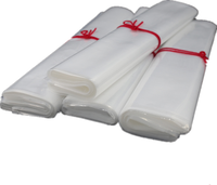 Sacs pochette en plastique PE imprimés transparents personnalisés emballage thermoscellé à un seul sac pour divers meubles à usage populaire