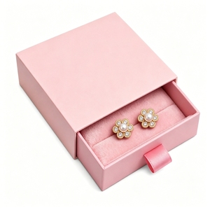 Boîte à bijoux coulissante en carton pour boucles d'oreilles, prix d'usine en gros, fournisseur vérifié, approvisionnement en vrac - Product Image 2