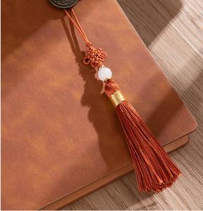 Trung Quốc Phong Cách Bán Buôn Tùy Chỉnh Bìa Cứng Máy Tính Xách Tay 6 Vòng Chất Kết Dính A5 PU Leather Organizer Planner Tạp Chí - Product Image 5