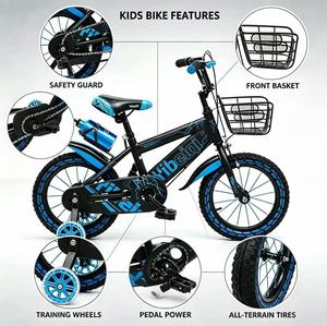 <span class=keywords><strong>Bicicletas</strong></span> de Acero para Niños de 3 a 12 Años, <span class=keywords><strong>Bicicletas</strong></span> de Pedales de 12, 14, 16 y <span class=keywords><strong>20</strong></span> Pulgadas, de Una Velocidad, con Ruedas de Entrenamiento - Product Image 6