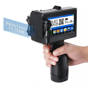 12.7mm Compact Portable Haute Qualité 2025 Mini <span class=keywords><strong>Imprimante</strong></span> À Jet D'encre De Poche Encodeur Manuel Date D'expiration Numéro de Lot logo - Product Image 2