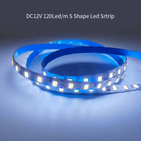 Freis chnitt DC12V Biegbare LED-Flex streifen leuchte in S-Form SMD LED-Streifen Innen beleuchtung Dekor Leucht reklamen