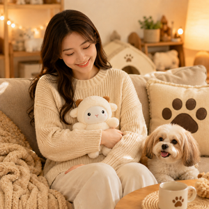 Peluche mouton mignonne |   Mascotte personnalisée OEM/ODM |   Vente en gros d'usine |   Idéal pour les cadeaux, les machines à griffes et la promotion de marques - Product Image 3