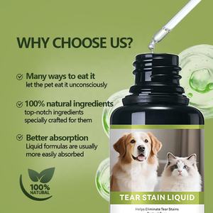 Obat Tetes Penghilang Noda Air Mata untuk Anjing dan Kucing, Mendukung Kesehatan Mata Hewan Peliharaan, Suplemen Cair Penghilang Noda Air Mata untuk Hewan Peliharaan, Anti-inflamasi - Product Image 6