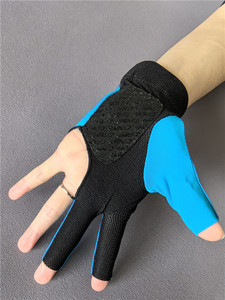 Gants de billard CPBA haut de gamme à trois doigts ouverts pour main gauche et droite, couleur unie - Product Image 6