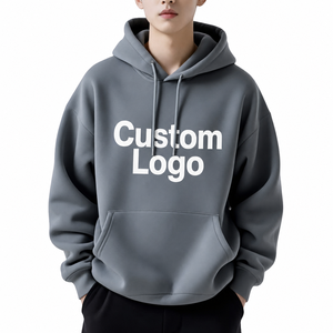 เสื้อฮู้ดโอเวอร์ไซส์ OEM แขนยาวทรงหลวม กระเป๋าจิงโจ้ สไตล์สตรีทแวร์ รับผลิตแบรนด์ตามสั่ง ขายส่งจำนวนมาก - Product Image 1