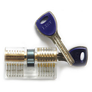 Cerradura de media luna transparente, cerradura de cobre, habilidad de entrenamiento, candados de práctica visibles profesionales, selección de cerradura para cerrajero - Product Image 1