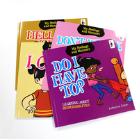 Ensemble personnalisé de livres en carton pour enfants, couverture rigide, impression de livres en carton