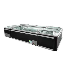 <span class=keywords><strong>Réfrigérateur</strong></span> <span class=keywords><strong>combiné</strong></span> horizontal de grande capacité pour supermarché, type îlot, sans givre - Product Image 1
