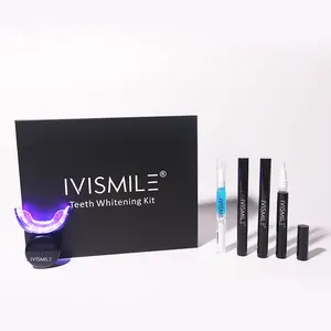 Ivismile Draadloos Magnetisch Opladen 16 Blauwe En 16 Rode Lichten Tanden Whitening Kits