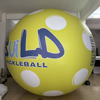 Pickleball gonflable géant de grands ballons réutilisables de PVC de 11.5ft 3.5m pour la publicité