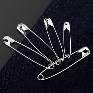 Metal Safety <b>Pins</b> Oval Shape Large Medium Small Size Unisex Brooch <b>Pins</b> - Product Image 1