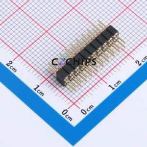 XDZ200C-2-10-Z-2.8-G1 Pin Header Through hole Component (THT),P=2mm Connector 2x10P 2mm 2mm Round Pin - Product Image 1