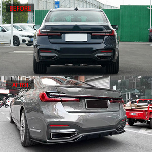 สปอยเลอร์หลัง BMW ซีรีส์ 7 G12 สีดำเงา ABS สำหรับปี 2019 2022 ชุดแต่งอัพเกรด - Product Image 2