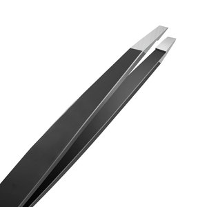 Wholesale Slant Tip Eyebrow Tweezers Hair <b>Removal</b> <b>Tool</b> Stainless Steel Material Hair <b>Removal</b> Eyebrow Tweezers For Salon Custom - Product Image 4