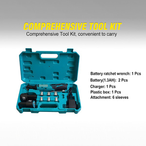 12V Cordless Electric Ratchet Wrench Set, Rechargeable Heavy Duty Industrial Power Ratchet Kit - Product Image 2