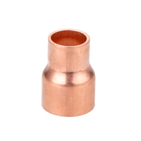 Todos los tipos de accesorios de cobre de buena calidad Acoplamiento reductor Presión deslizante Fontanería Conexión de soldadura de sudor Tubo de tubo de cobre