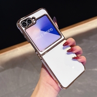 Vente en gros TPU souple de galvanoplastie antichoc protecteur étui de téléphone portable pour Samsung Galaxy Z Flip 7 FE 6 5 étui de couverture arrière