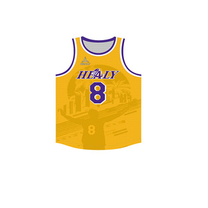 Ensemble d'uniformes de basketball athlétiques personnalisés HEALY, dernier design, séchage rapide, vêtements de sport, débardeur, short pour hommes - Product Image 1