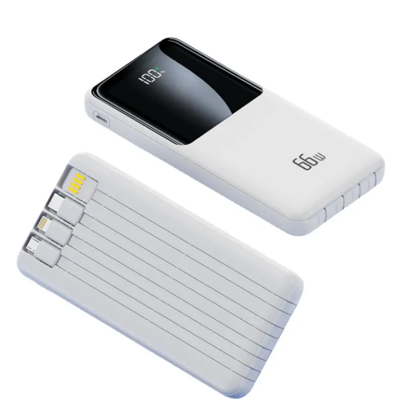 20000mAh 10000mAh Fast Charge Mini Shared Built In Pd Accessories Portable Book Like Ultra Slim Power Bank For Phone